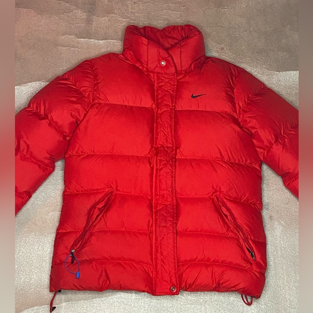 Vintage y2k red Nike puffer